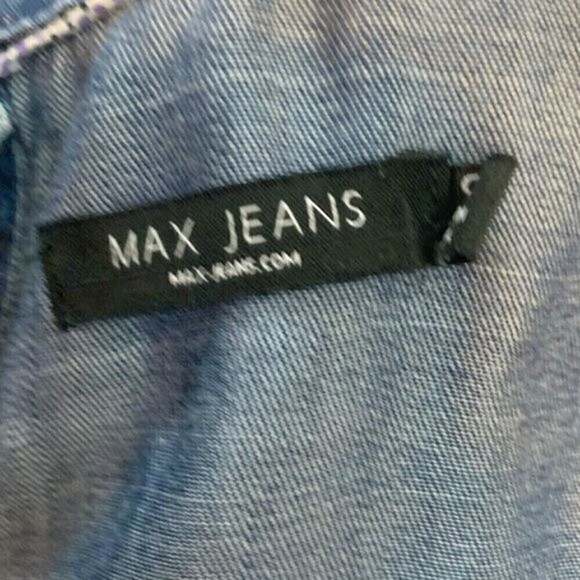 Max Jeans Bohemian Tencil Embroidered Sleeveless Casual Summer Lightweight Dress - Picture 9 of 11